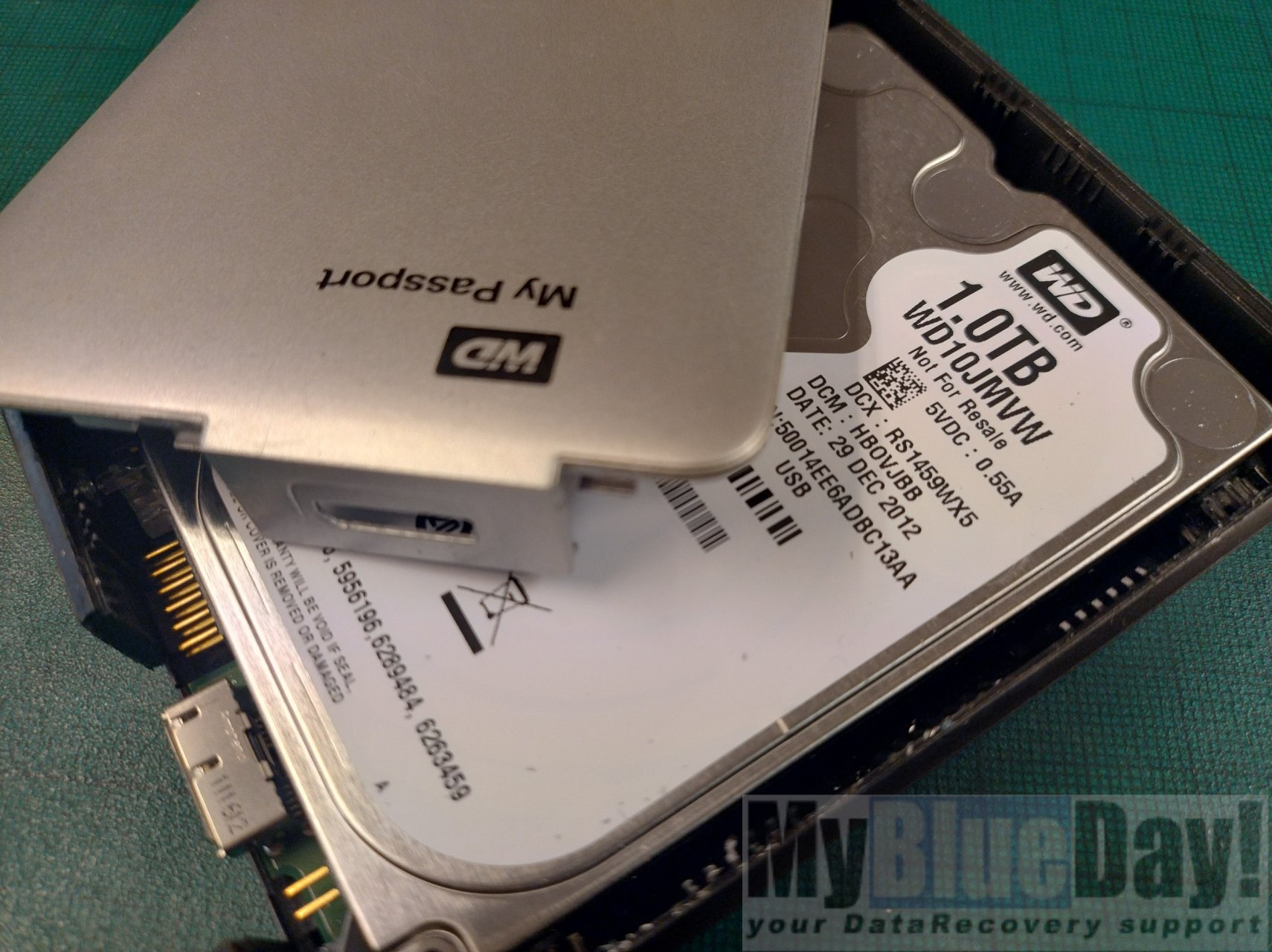 Externí disk Western Digital WD My Passport se vůbec netočí a nenčítá